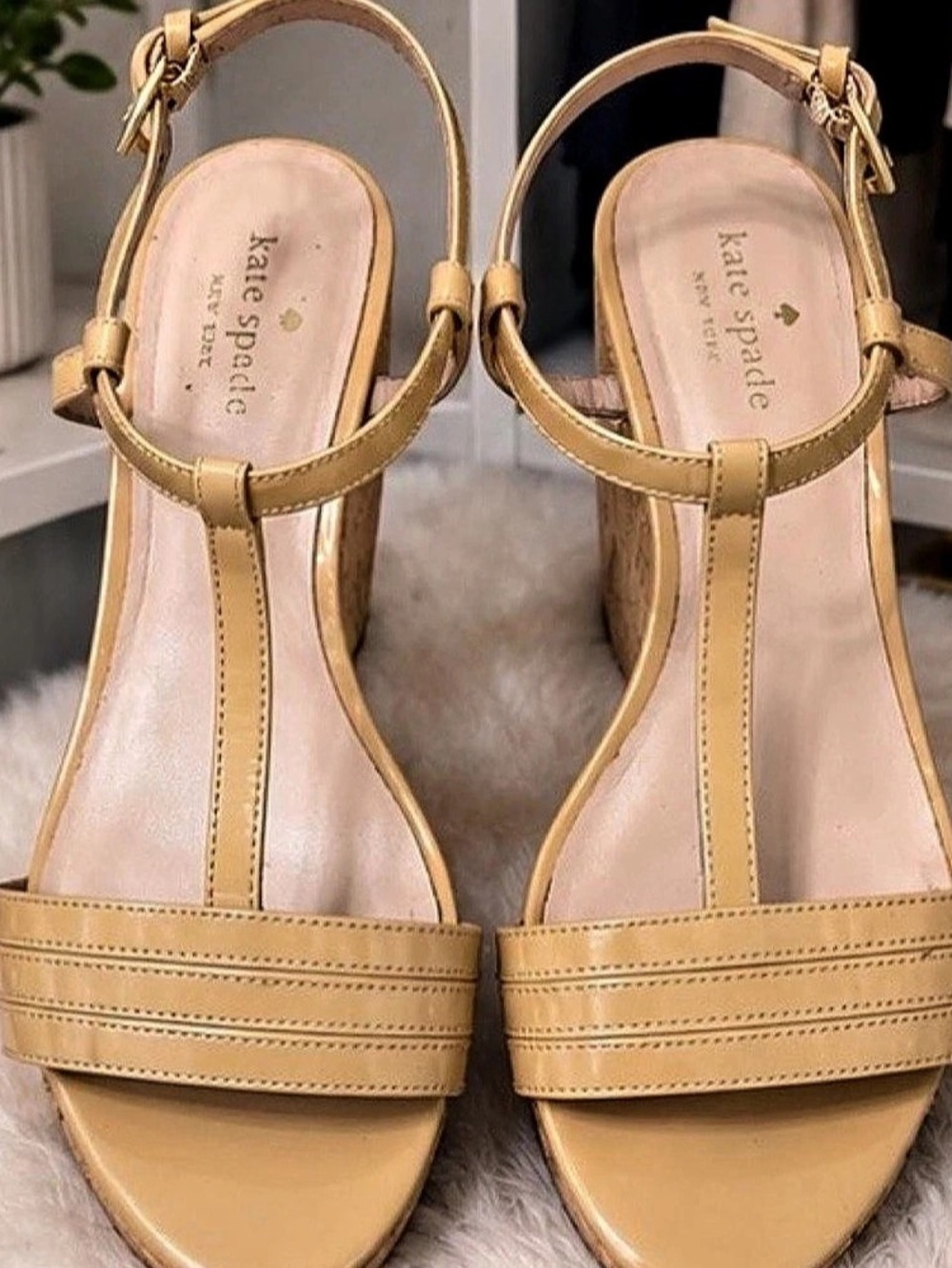 Kate Spade New York Cork Wedge Sandals